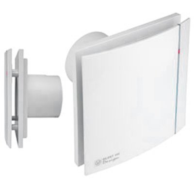 Envirovent Silent Design Extractor Fan 4" Shutter & Adjustable Timer And Adjustable Humidity Sensor