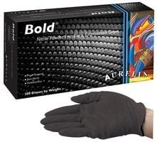 Aurelia Nitrile Gloves Powder Free Black Medium 100 Pack