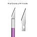 Gejoy Hobby Blades Set in Storage Case, 11 Replacement Blade for Hobby Knife Cutting Tool for Art Cutting, Sculpture, Scrapbooks (100)