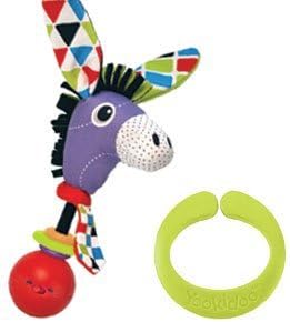 Yookidoo Musical Activity Rattle- Motion Activated Donkey Rattle with Music- Activity Toy for Babies 0 Months and Older - Image 3