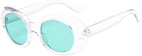 Clearance! Toamen Polarised Outdoor Sunglasses - Women Man Oversized Oval Sequins Retro Sunglasses Vintage Sunglasses - Offering Full UV400 Protection - Suitable for Outdoor Activities (# 5)