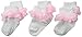 Jefferies Socks Baby-Girls Newborn Tutu Lace Socks 3 Pair Pack