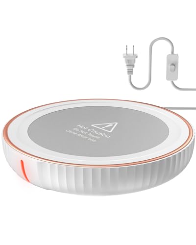 HouseGem Large Candle Warmer Plate - Coffee Cup Mug Warmer for Desk,