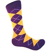 Triple M Plus Men's Argyle Dress Socks,Size 9-13 | Breathable Comfortable Stretchable Soft Durable
