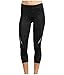CW-X Conditioning Wear Women's 3/4 Length Stabilyx Tights, Black Rainbow, Large