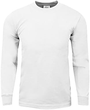Shaka Wear Men's Max Heavy Weight Cotton Long Sleeve T-Shirt S~7XL