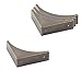 Whale GoGo 4 Pcs Retro Style Metal Box Furniture Corner Protectors Edge Safety Guards