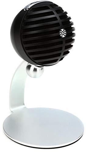 Shure MV5C Home Office -Mikrofon, Konferenzmikrofon für MAC & PC, langlebiges und tragbares Design, Quick & Easy Setup, arbeitet mit Team, Black (MV5C -USB).