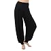 GOGO TEAM Womens Herem Pants Yoga Dance Fitness Sport Pilates Pants BLACK-L