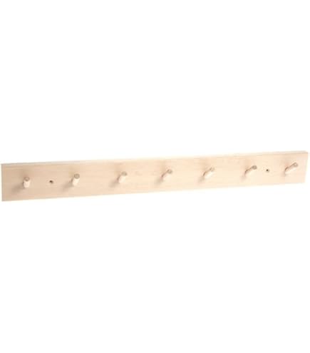 Amazon.com: Solid Maple Shaker Peg Rack (Natural, 35