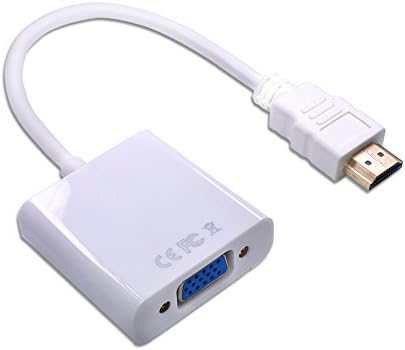 Onemax HDMI to VGA 1080P Converter Adapter Male to Female For PC Desktops Laptops Power-Free MHL Support