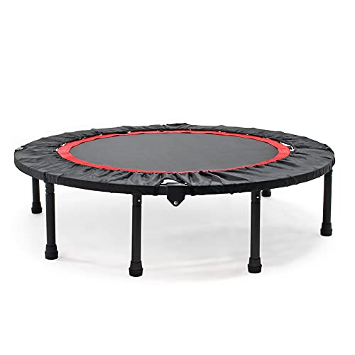 LUXTRI Fitnesstrampolin Ø122 cm bis 150kg, Ganzkörpertraining für Ausdauer & Muskulatur, faltbar