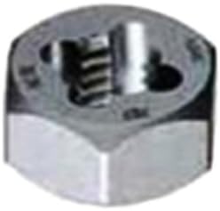 Gyros 92-91212 Metric Carbon Steel Hex Rethreading Die, 12mm x 1.25 Pitch