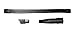 GIBTOOL 1.25inch Multifunction Flexible Crevice Tool for Vacuum Hoses Accepting 1 1/4