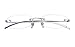 Agstum Pure Titanium Lightweight Rimless Frame Optical Glasses Eyeglasses