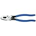 Klein Tools D2000-9NE Side Cutter Linemans Pliers, Made in USA, Cut ACSR, Screws, Nails, Hard Wire, 9-Inch Electrical Pliers