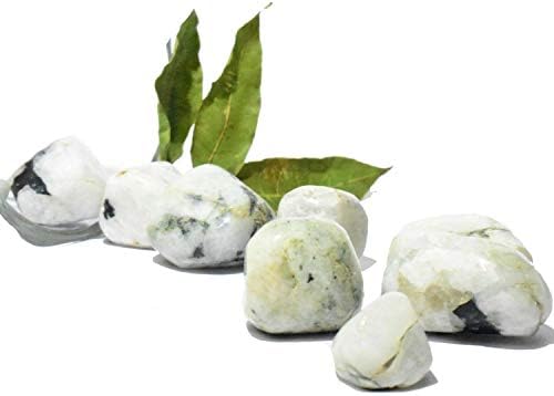 Healings4u Tumble - Rainbow Moonstone 3 Pieces Polished Natural Healing Chakra Crystal Stone