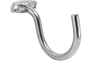 QYM Bridge Stick and Ball Rack Hook Snooker Billiard Table Board Cue Hook Bridge Stick Pool Rack with 2 Mounting Screws Suit for Pool Table