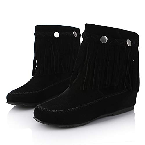 3 haoricu+Tassel+Womens+Bootie+Fringe