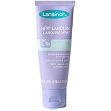 Lansinoh Lanolin Nipple Cream, 100% Natural Lanolin Cream for Breastfeeding, 1.41 oz Tube