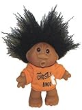 Ghostly Halloween Bingo Troll Doll Awesome Black Hair 5