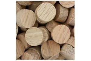 WidgetCo 1/2" Oak Wood Plugs, Face Grain