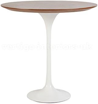Saarinen Inspired Tulip Side Table (Walnut)