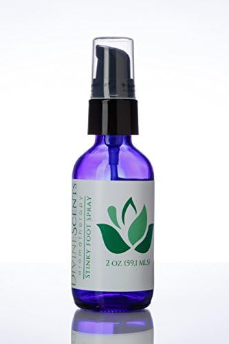 Stinky Feet Spray. Shoe Deodorizer. Eliminate Odors Naturally. Tea Tree, Lemongrass & Ginger Organic essential Oils.