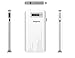 Belpink 911 Extremely Thin Power bank USB Battery Phone charger 5000mah for iPhone white+grey