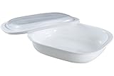 Corelle Bake, Serve, Store 3-qt Rectangle Bakeware Dish w/ Plastic Cover