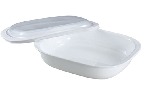 Corelle Bake, Serve, Store 3-qt Rectangle Bakeware Dish w/ Plastic Cover