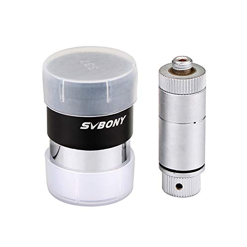 31U3RXdzCPL SVBONY Reticle Eyepiece 1.25 inches Illuminated Eyepiece 12.5mm Double-line Crosshair LED Illuminator 40 Degree FOV 4… - Image 4