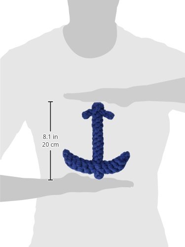 Jax and Bones Anchor Good Karma Rope Dog Toy, 7"