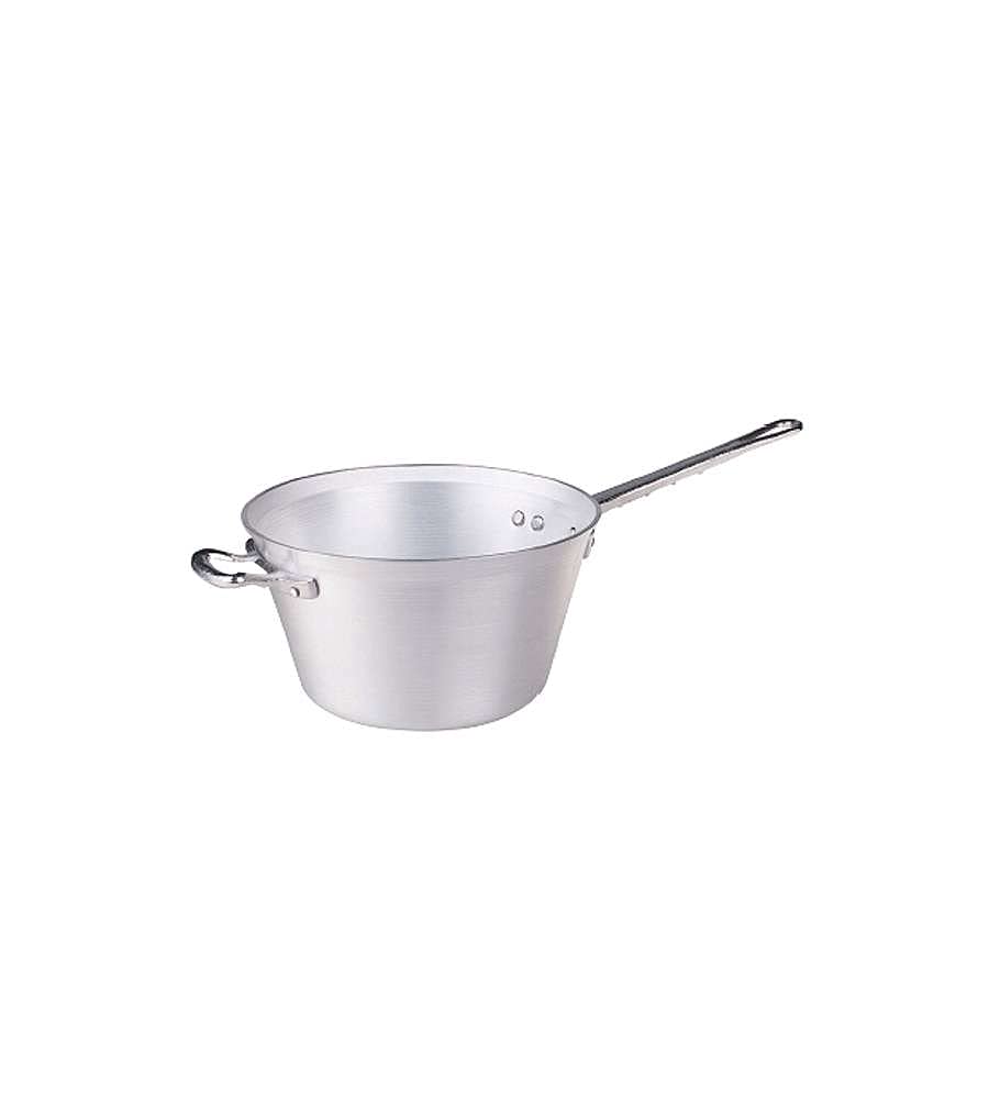 Pentole Agnelli Family Cooking Aluminium Polenta Pot With 1 Handle And Hand Grip, Diameter 18 Cm.