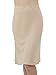 Vassarette Women's Adjustable Waist Half Slip 11073, Vass Latte-24 inch, Large