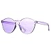 Pro Acme One Piece Design Rimless Sunglasses Ultra-Bold Colorful Mono Block (Purple)