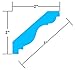 Crown Molding - Polyurethane Crown Moulding Manufactured with a Dense Architectural Compound (Not Styrofoam). Breadth 3