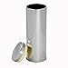 JUVITUS (4 pack) 8 oz Silver Metal Tea Tin Canister with Metal Interior Seal Lids, for Coffee and Tea Container, For Spices, Loose Leaf Tea holds 2-3 oz loose leaf tea each