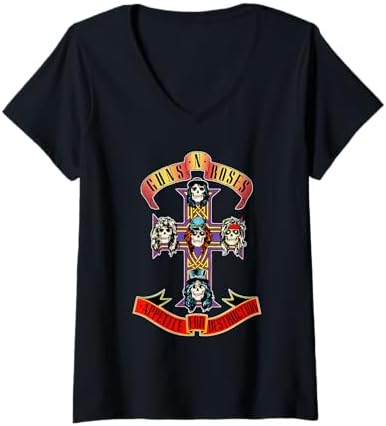Amazon.com: Guns N' Roses Official Vintage Cross T-Shirt Small