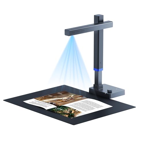 CZUR Shine Ultra Pro 24MP Document Scanner, Foldable Portable Scanner, Scan up to A3, with OCR, Fill Light, for Home Office Online Teaching Windows & macOS