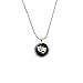 Drama Comedy Tragedy Masks - Acting Theatre Theater Pendant with Sterling Silver Plated Chain
