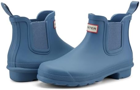 Amazon.com | Hunter Women's Play Chelsea Neo Boots, Black, 5