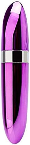 Sandy(US) NEWkf-b1 Lipstick Realistic and Compact Bullet Vibrator Secret Personal Stimulator Adult Toy (Purple)