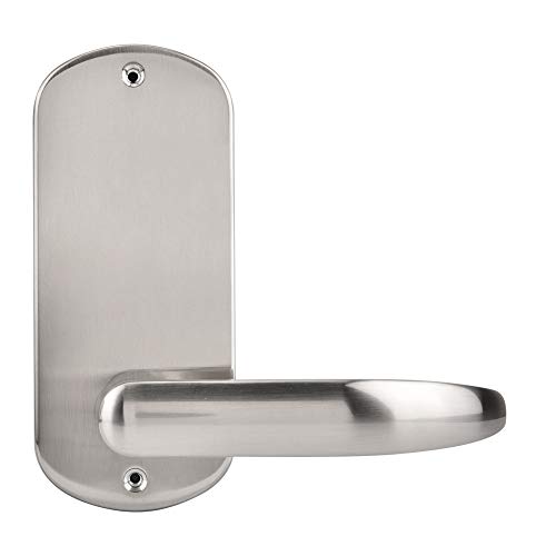 Smart Door Lock, Fingerprint Touchscreen Password Key Card Anti-Theft Entry Gate Lock with 12-Key Backlight Keyboard