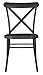 Ashley Furniture Signature Design - Minnona Dining Side Chair - Set of 2 - Cross Back - Vintage Casual Style - Antique Black Finished Metal