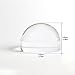 4 Inch Optics Glass Dome Magnifier Paperweight Reading Magnifying Glass Paperweight Optical Half Ball Lens with Gift Box
