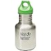 Klean Kanteen 12 oz Stainless Steel Water Bottle with Loop Cap - Brushed Stainless