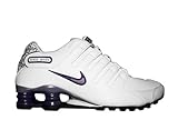 Nike Shox NZ White/Violet Purple Womens Running Shoes 314561-101