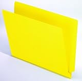 Pendaflex Colour End Tab Folders, Full Tab, Letter Size, Yellow, 100 per Box (H110DY)