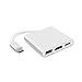USB Type C Hub HDMI Adapter 4K - 3 in 1 Digital Multiport Hub USB C to HDMI Converter with 3.0 USB Port and Type C 3.1 Charging Port for Macbook,ChromeBook Pixel,Samsung S8